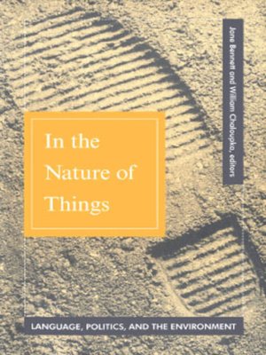 cover image of In the Nature of Things